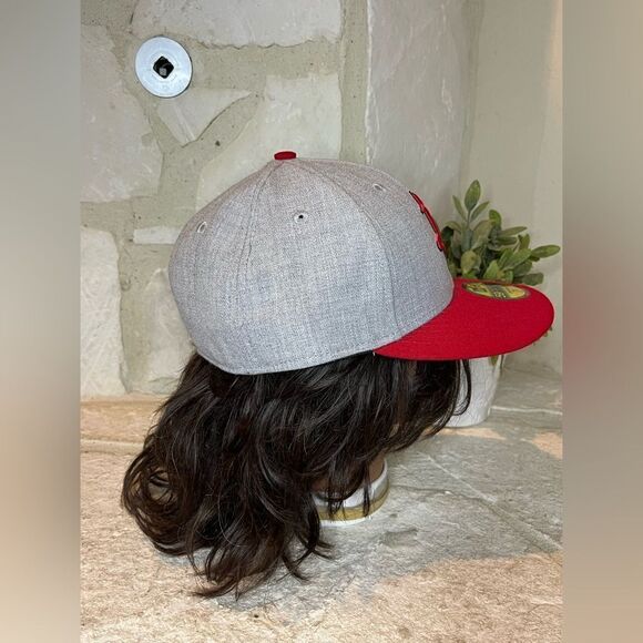 New Era Houston Rockets low crown 7 5/8 fitted cap - Picture 5 of 8